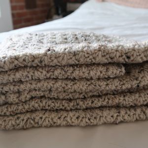 7 Ft Long Chunky Knitted Scarf